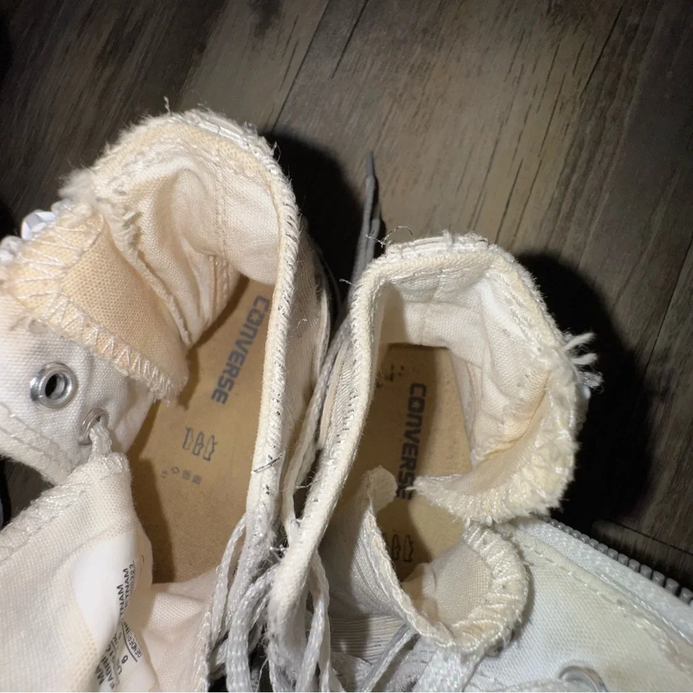 Converse Kids Cream High-Top Sneakers